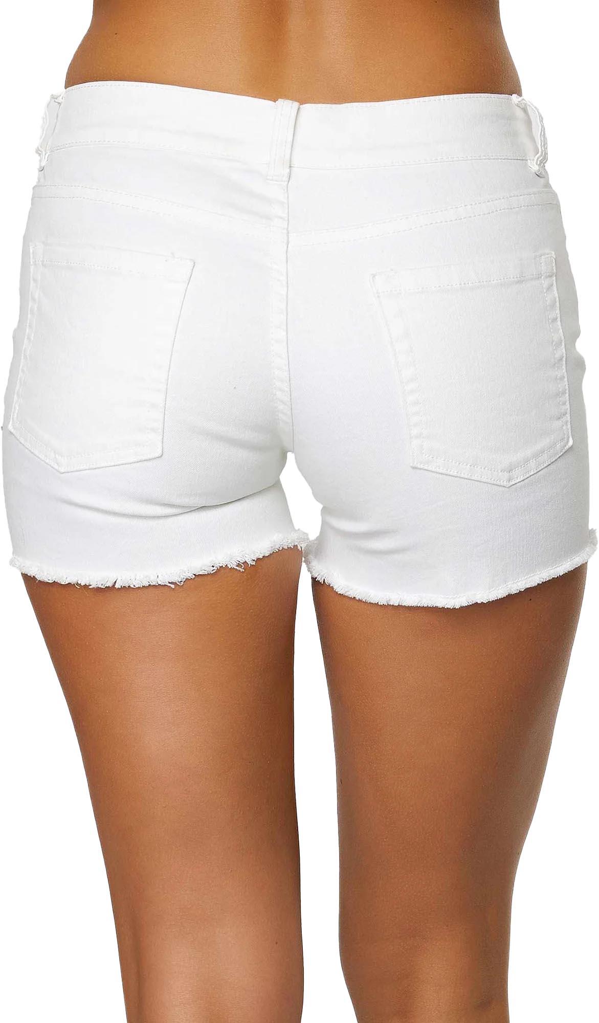 Numéro de l'image de la galerie de produits 3 pour le produit Short en denim blanc Cody - Femme