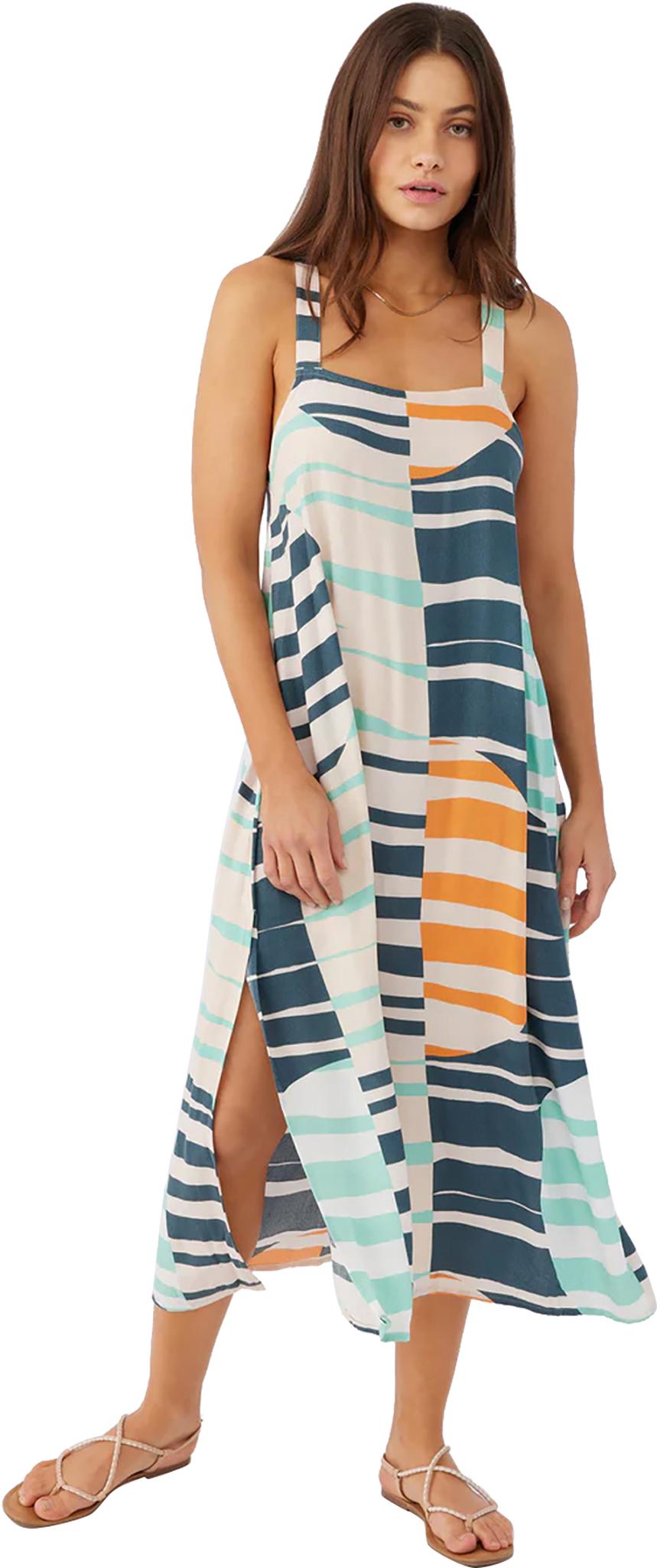 Product gallery image number 1 for product Miranda Printed Woven Cover Up Midi Dress - Women's
