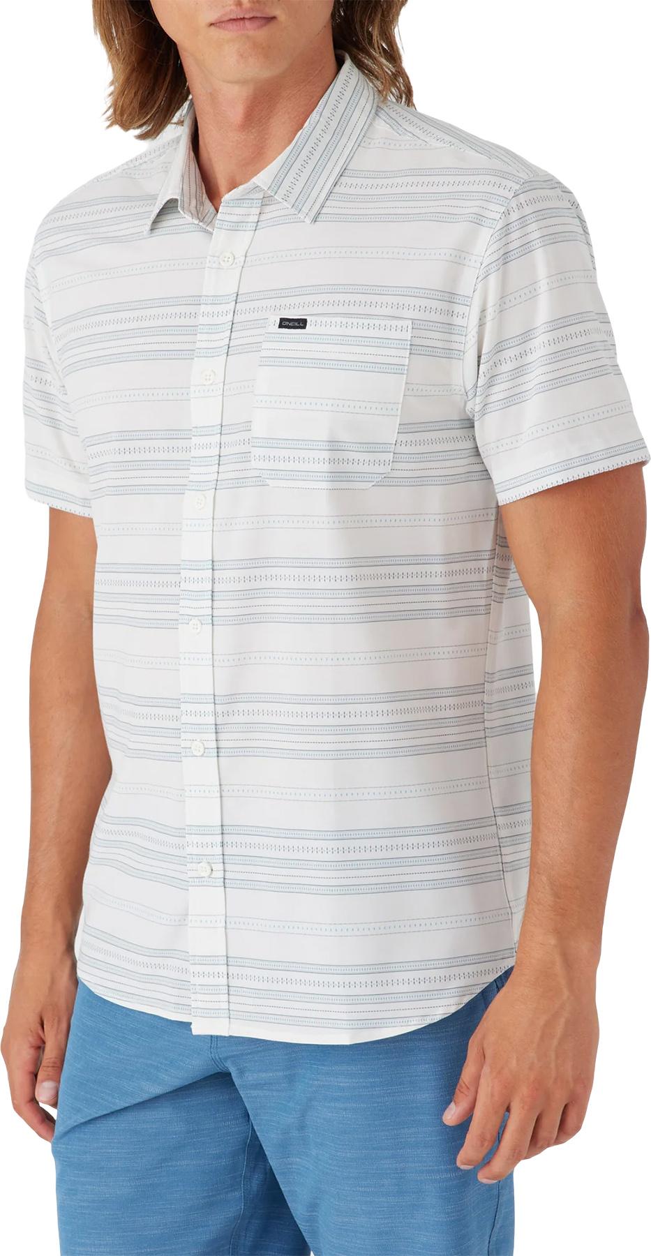 Product gallery image number 5 for product TRVLR UPF Traverse Stripe Short Sleeve Button-Up Shirt - Men's