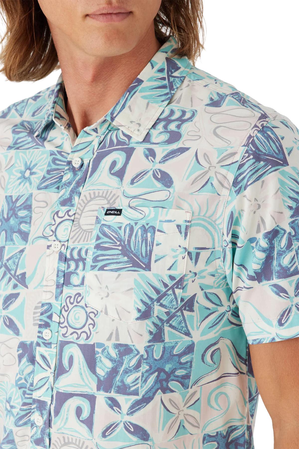 Numéro de l'image de la galerie de produits 4 pour le produit Chemise tissée moderne à manches courtes Oasis Eco - Homme