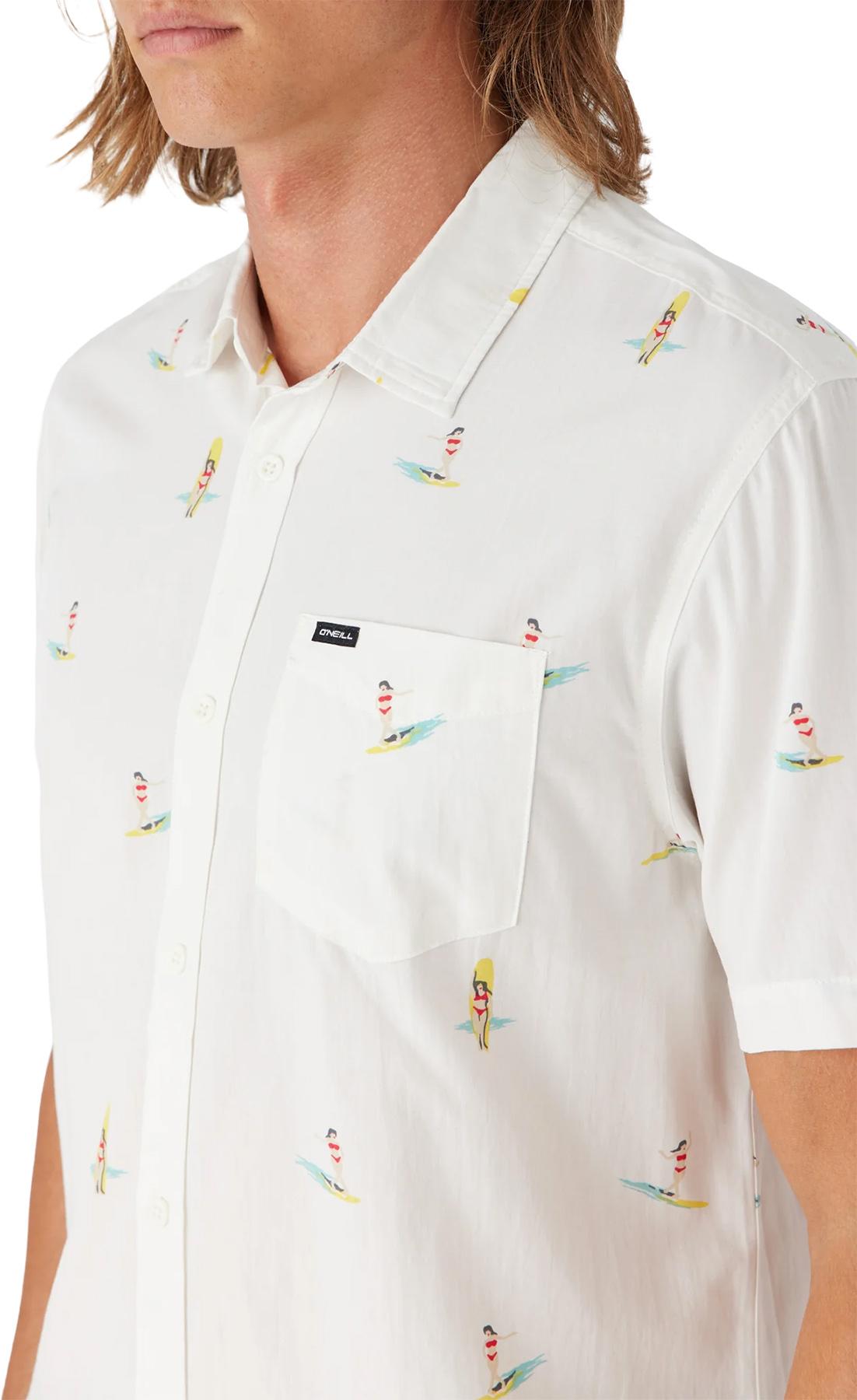 Numéro de l'image de la galerie de produits 4 pour le produit Chemise tissée standard à manches courtes Oasis Eco - Homme