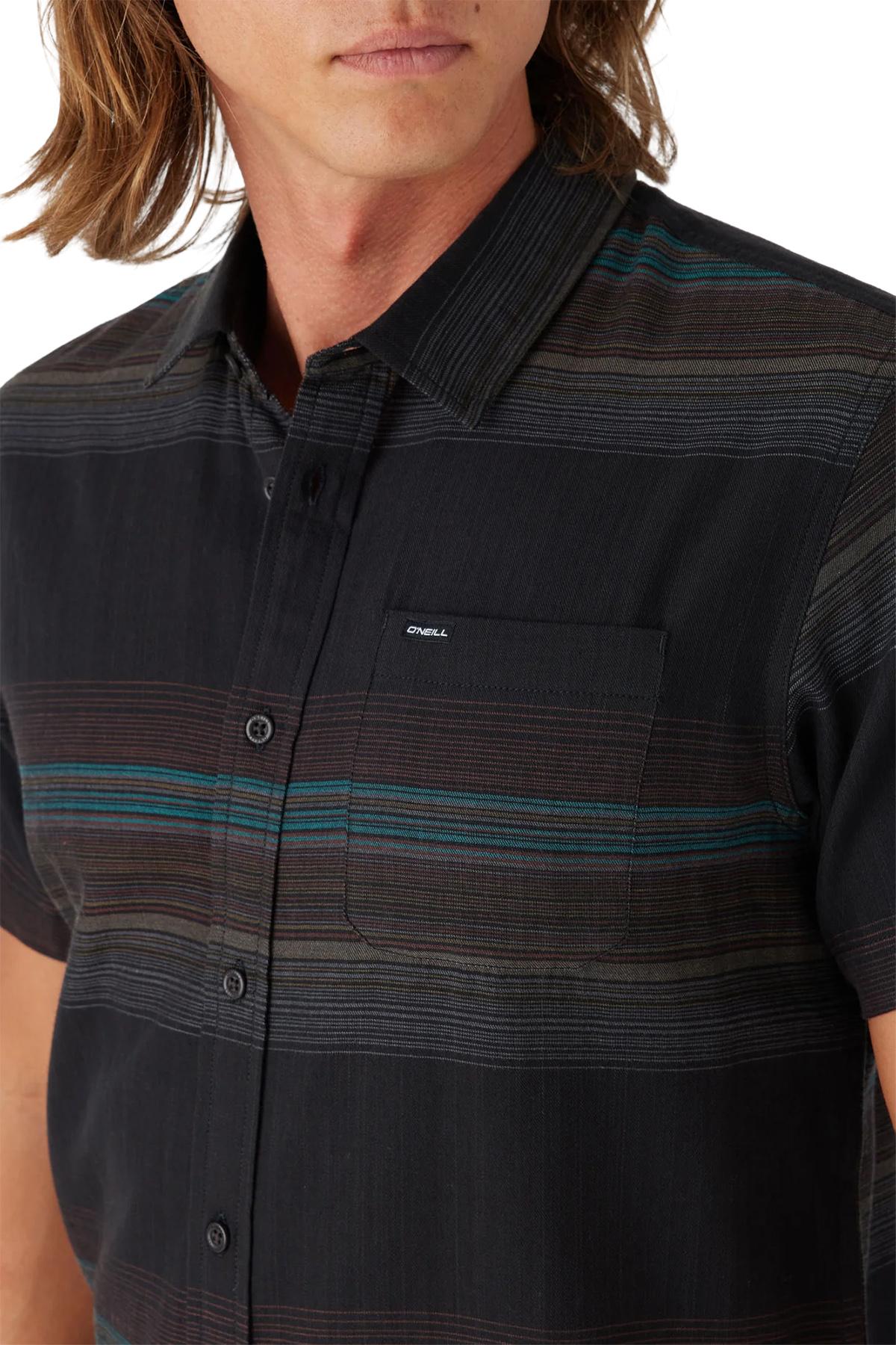 Product gallery image number 4 for product Seafaring Stripe Button-Up Shirt - Men's