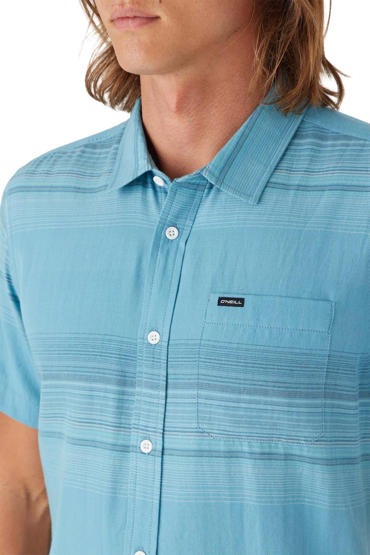 Product gallery image number 3 for product Seafaring Stripe Button-Up Shirt - Men's