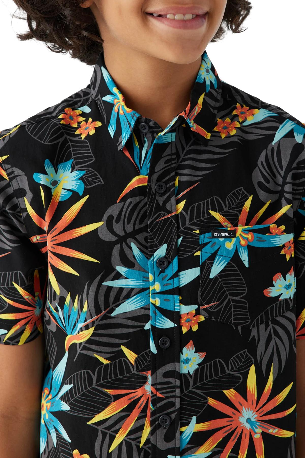 Numéro de l'image de la galerie de produits 4 pour le produit Chemise boutonnée à manches courtes Oasis Eco - Garçon