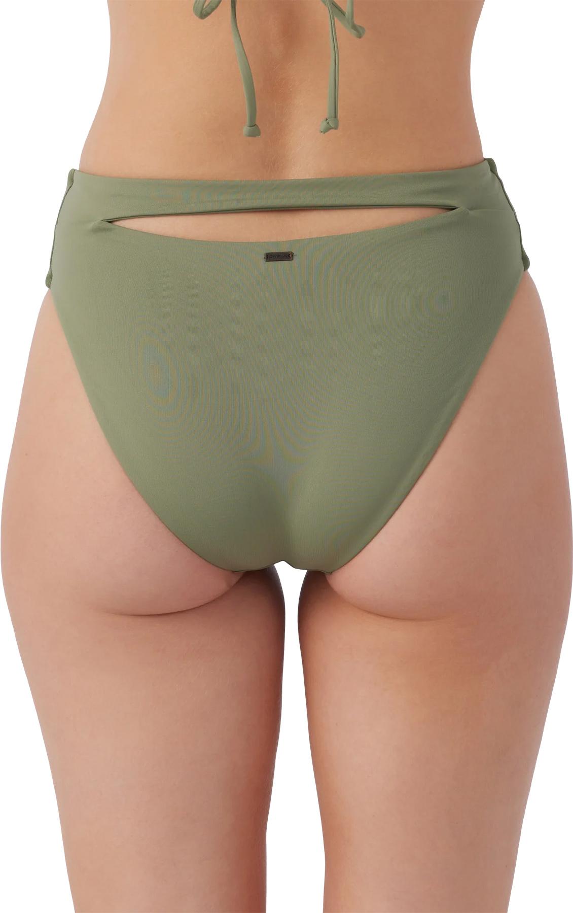 Numéro de l'image de la galerie de produits 3 pour le produit Bas de bikini uni taille haute Saltwater Solids Max - Femme