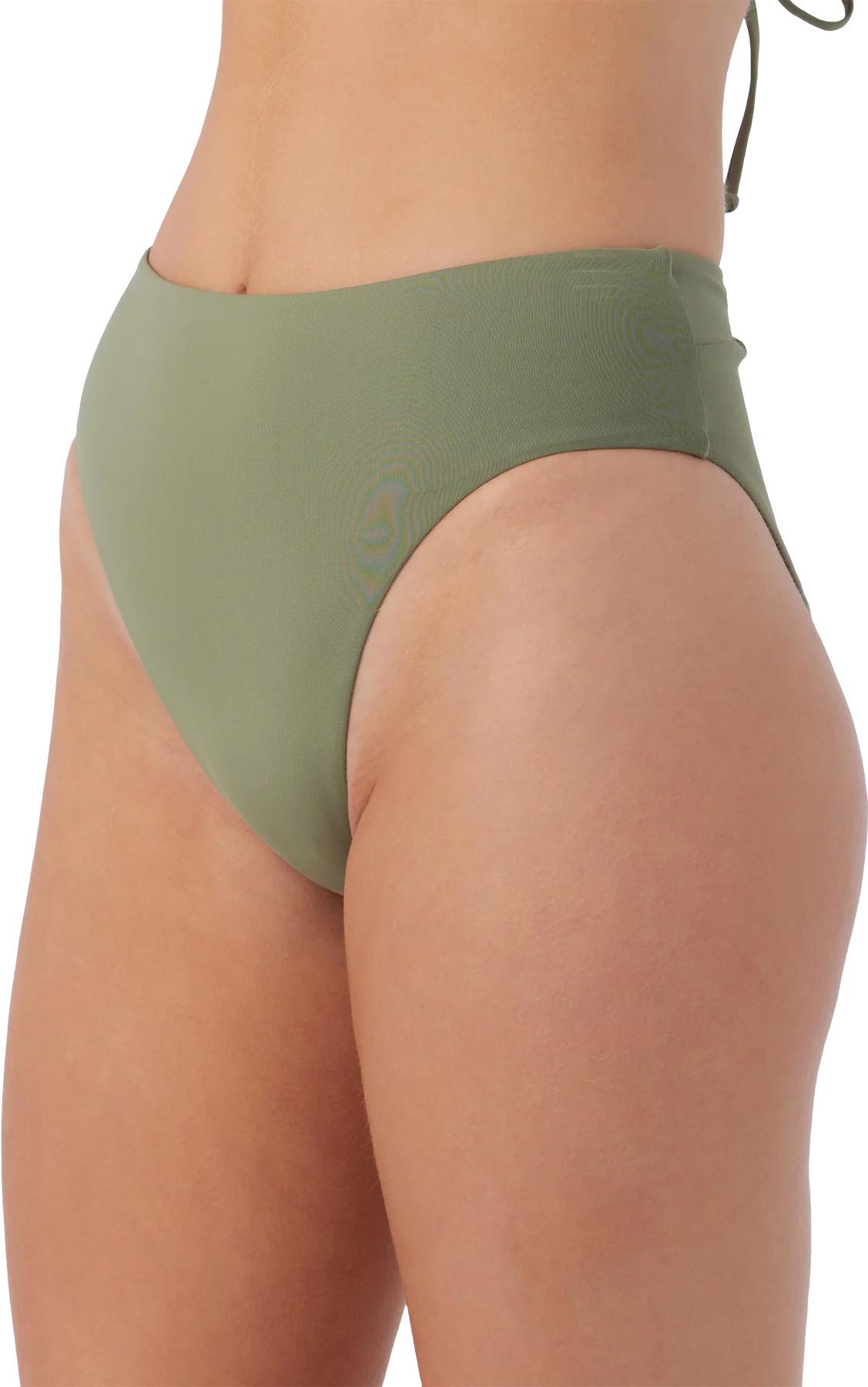 Numéro de l'image de la galerie de produits 4 pour le produit Bas de bikini uni taille haute Saltwater Solids Max - Femme
