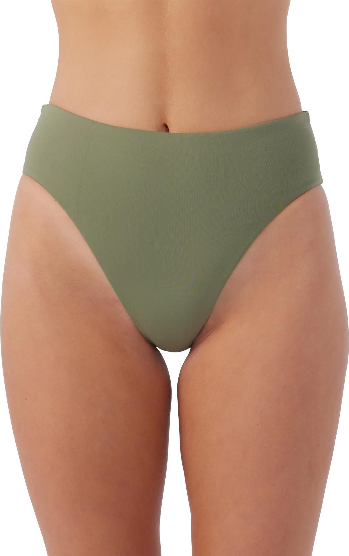 Numéro de l'image de la galerie de produits 5 pour le produit Bas de bikini uni taille haute Saltwater Solids Max - Femme