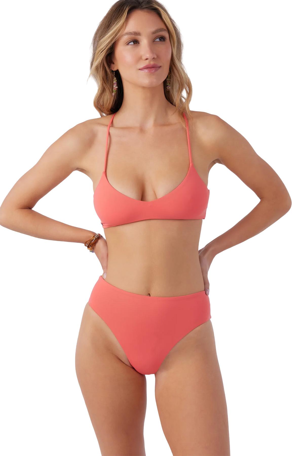Product gallery image number 7 for product Saltwater Solids Max Solid High Rise Bikini Bottom - Women's