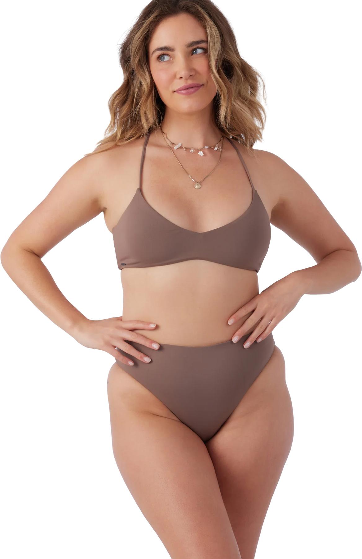 Product gallery image number 1 for product Saltwater Solids Max Solid High Rise Bikini Bottom - Women's