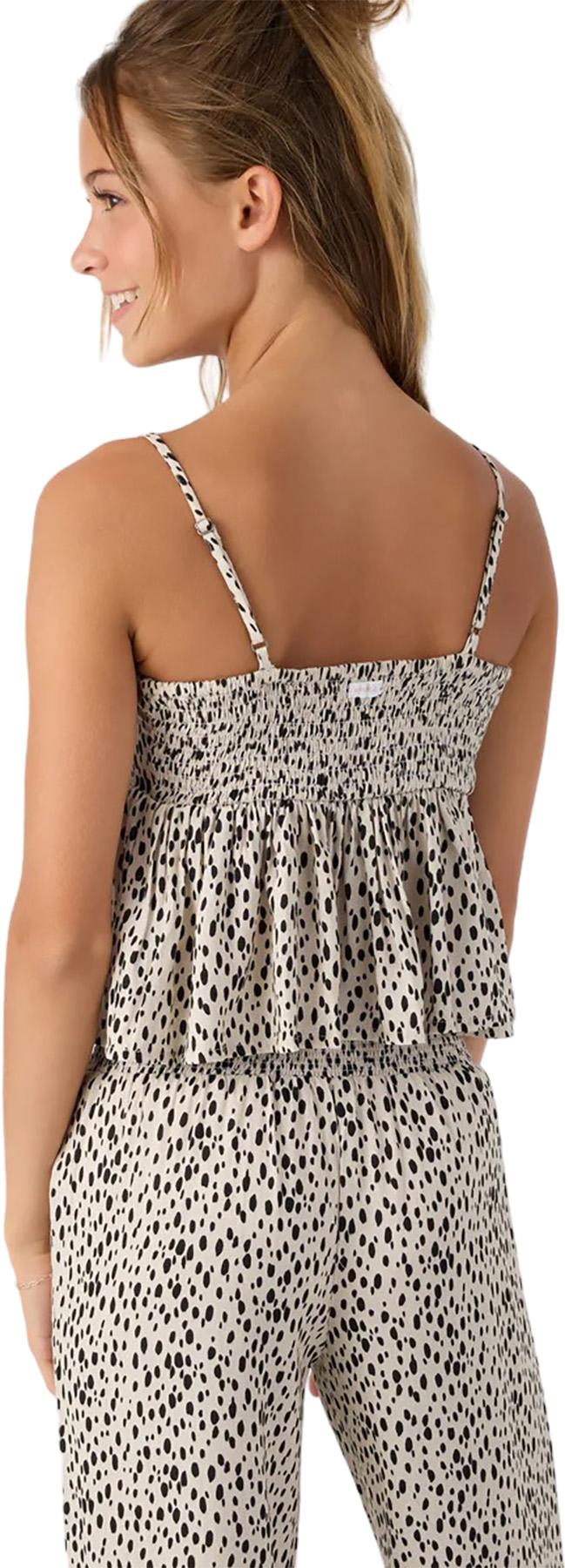 Product gallery image number 2 for product Storie Fleece Woven Tank Top - Girls