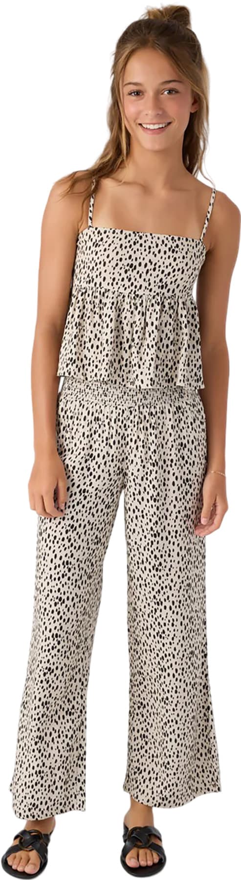 Product image for Storie Fleece Woven Tank Top - Girls 