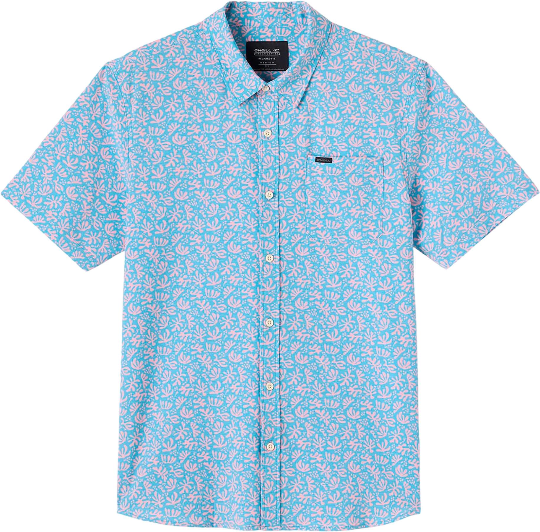 Product image for TRVLR UPF Traverse Slub Short Sleeve Relaxed Fit Shirt - Men's