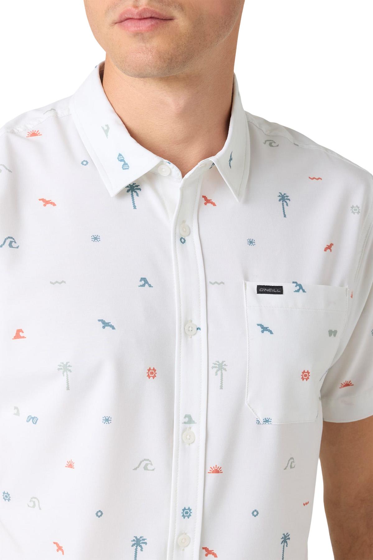 Numéro de l'image de la galerie de produits 4 pour le produit Chemise à manches courtes coupe standard TRVLR UPF Traverse - Homme