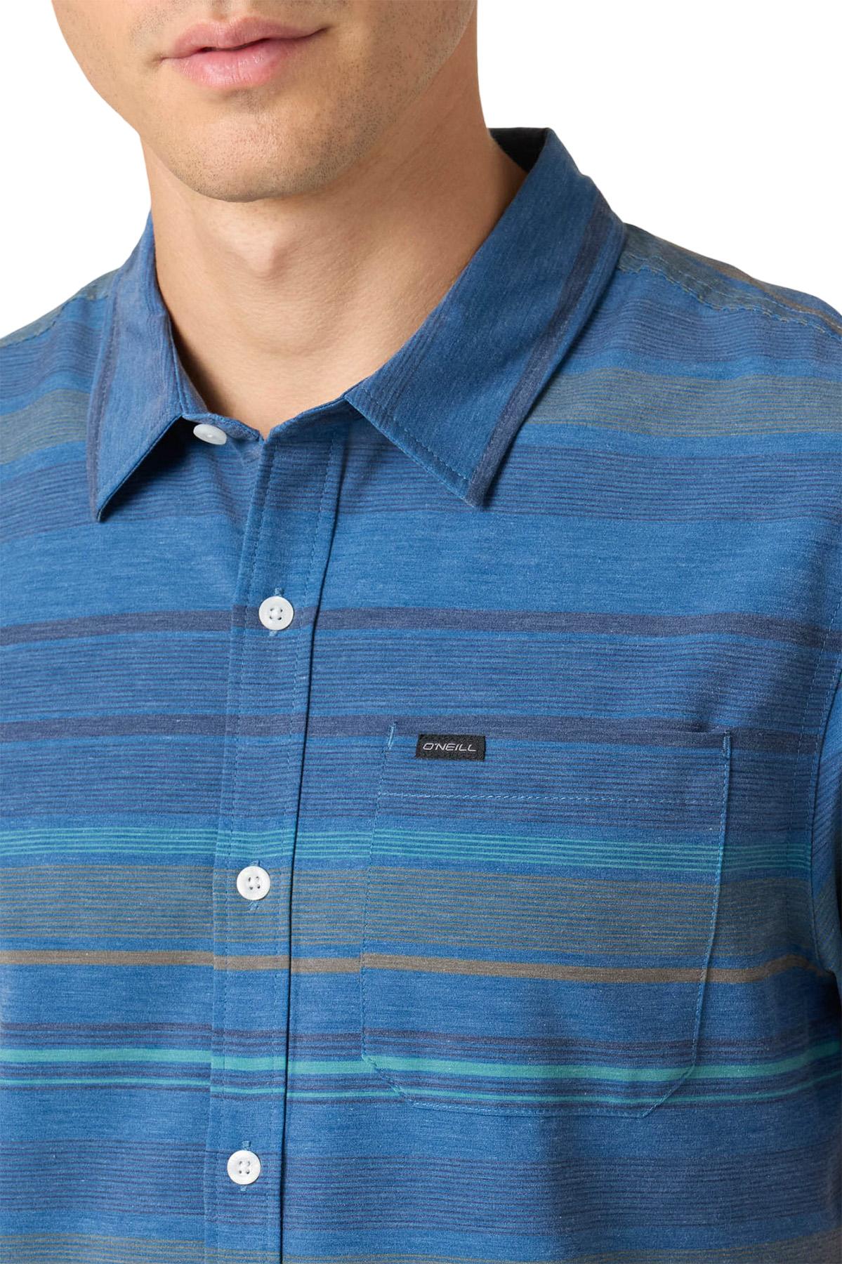 Product gallery image number 4 for product TRVLR UPF Traverse Stripe Relaxed Fit Shirt - Men's