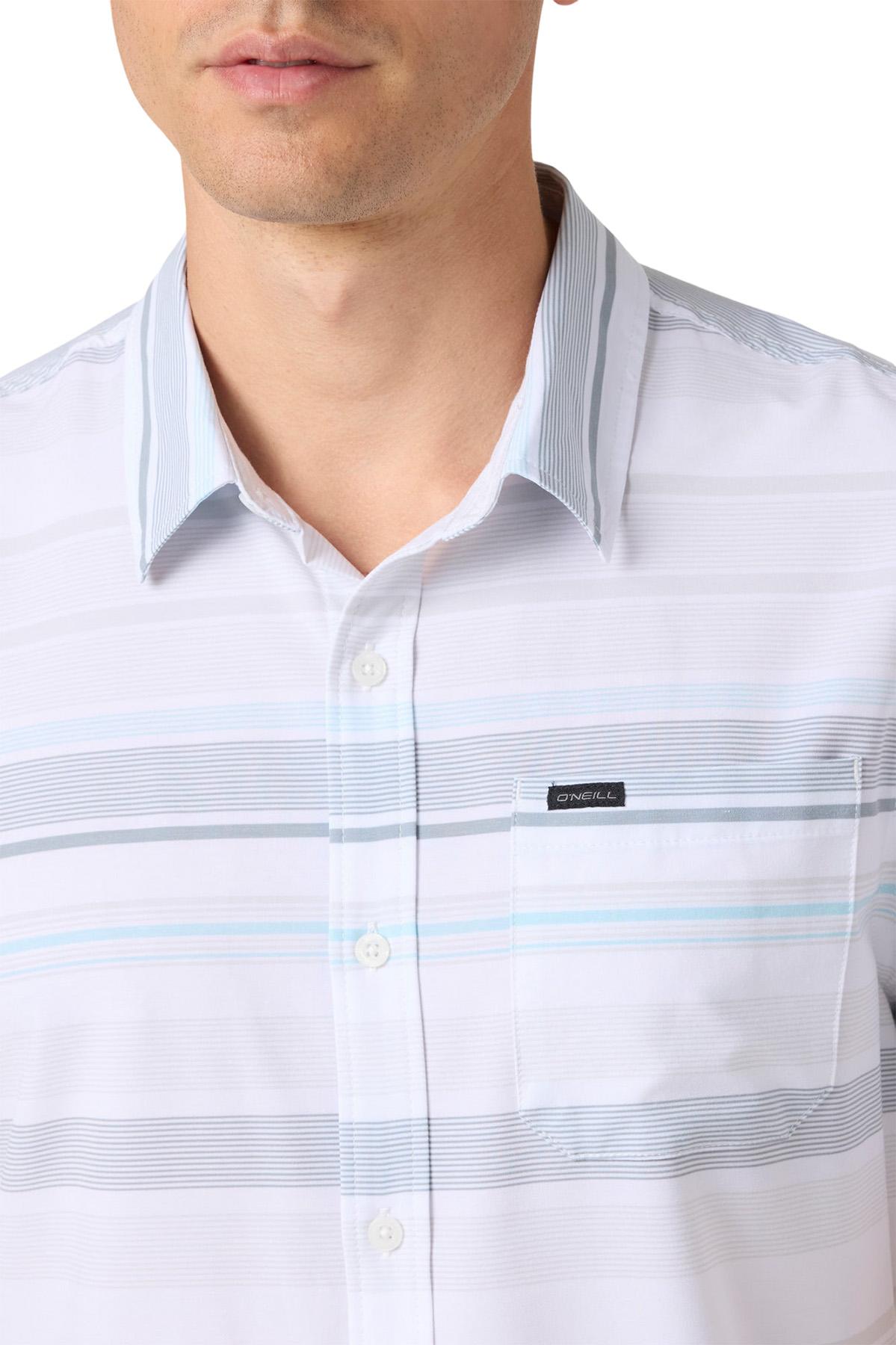 Product gallery image number 4 for product TRVLR UPF Traverse Stripe Relaxed Fit Shirt - Men's