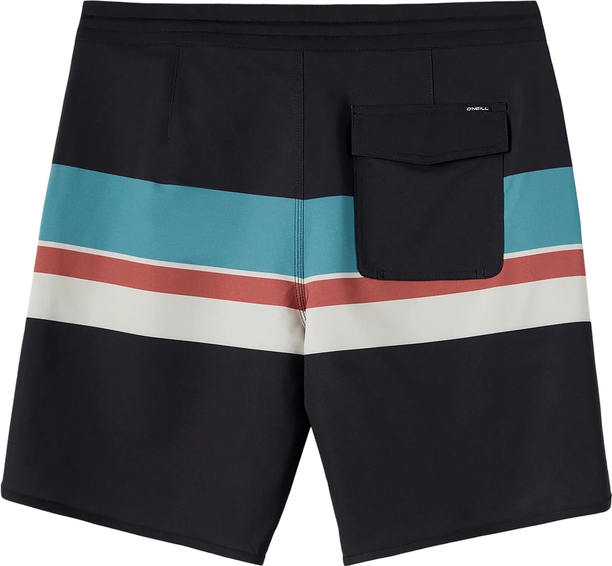 Product gallery image number 4 for product Cruzer Stripe Scallop Boardshorts 18" - Men's