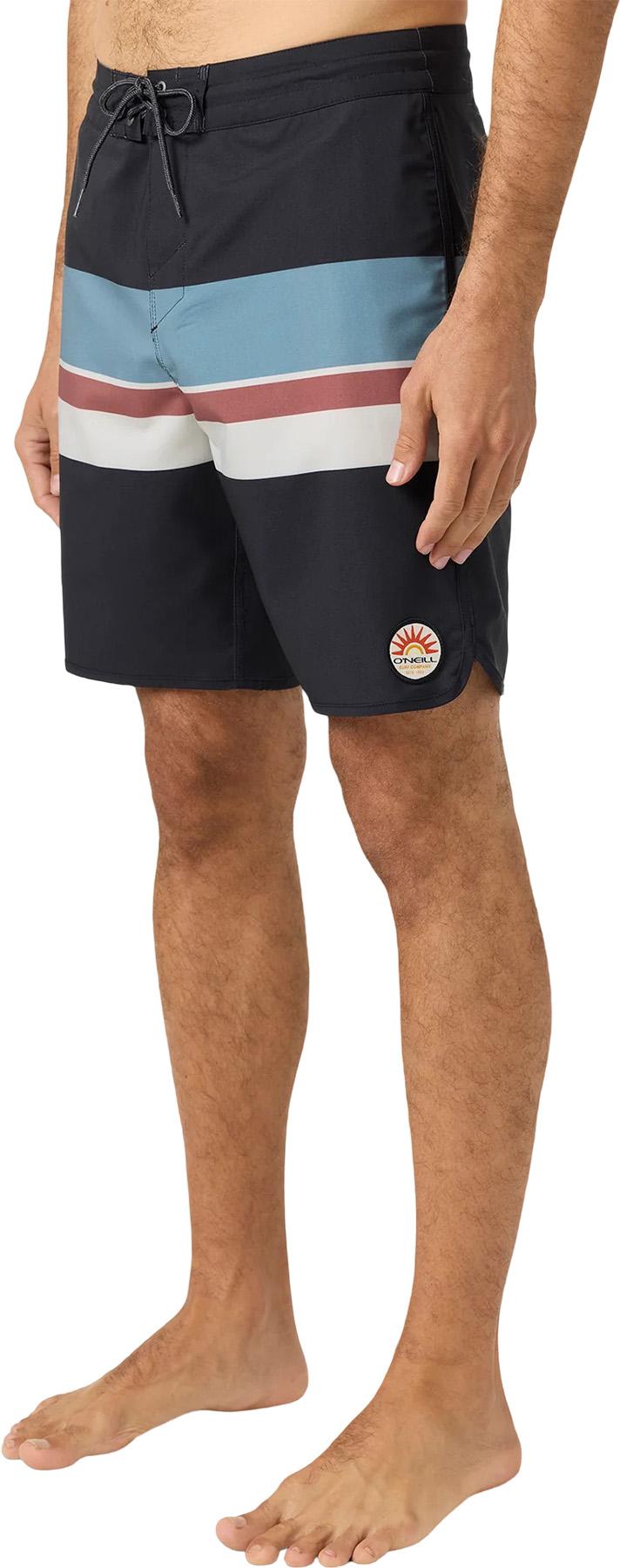 Product gallery image number 3 for product Cruzer Stripe Scallop Boardshorts 18" - Men's