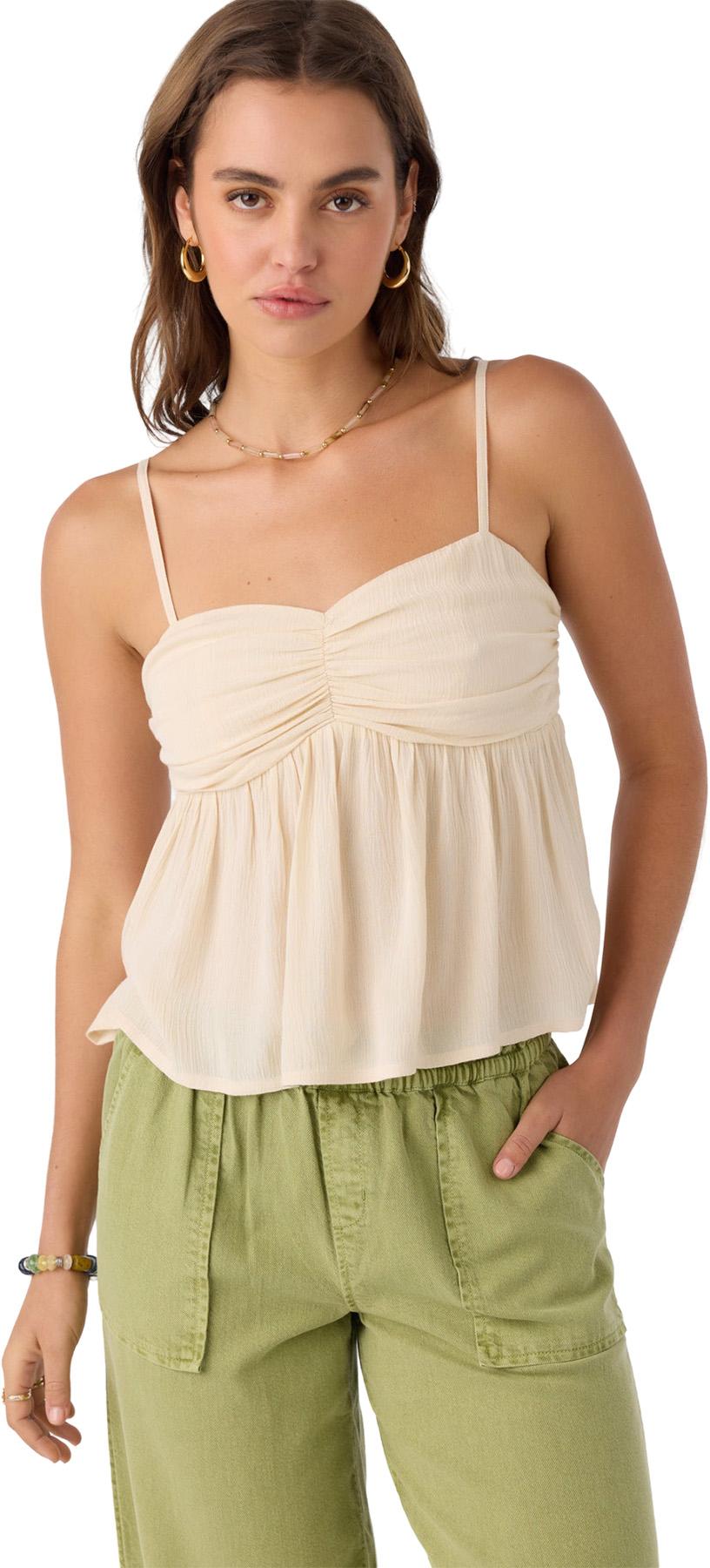 Product gallery image number 7 for product Reeta Solid Woven Tank Top - Women's