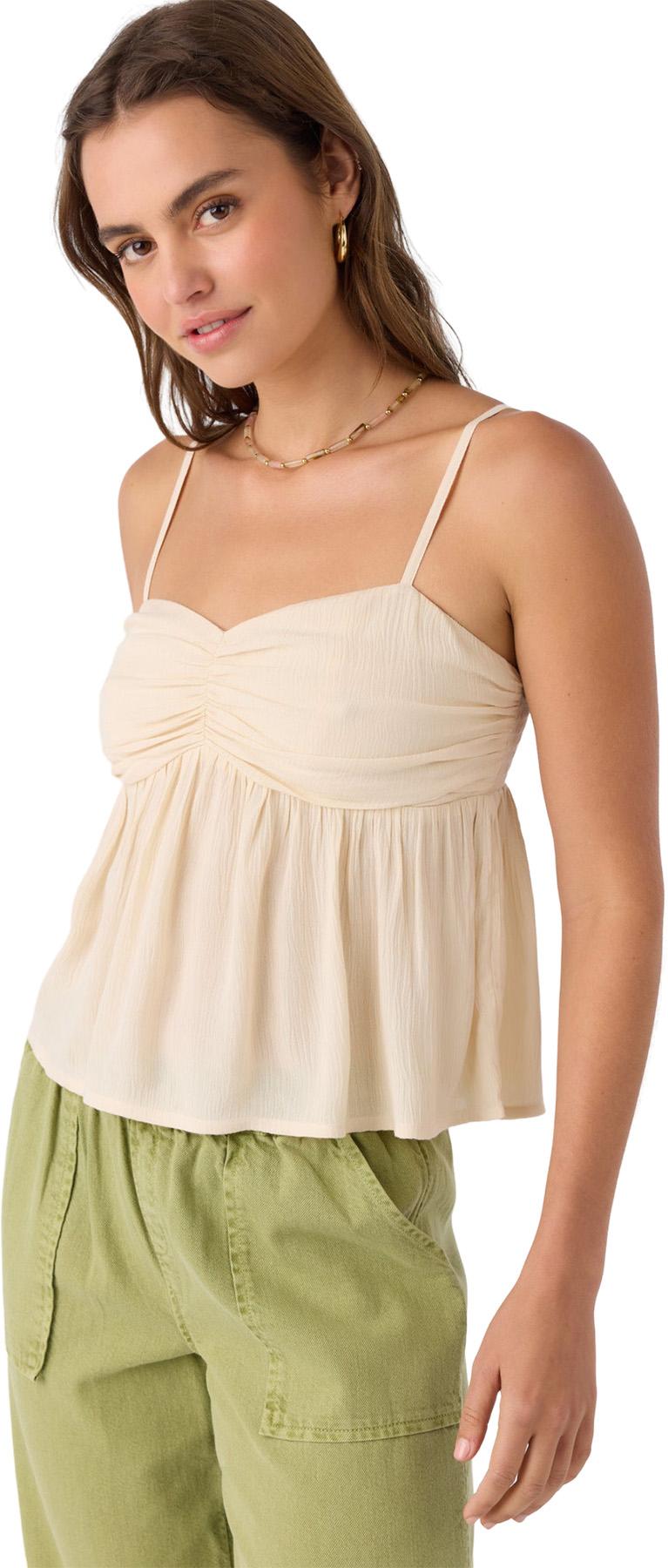 Product gallery image number 3 for product Reeta Solid Woven Tank Top - Women's