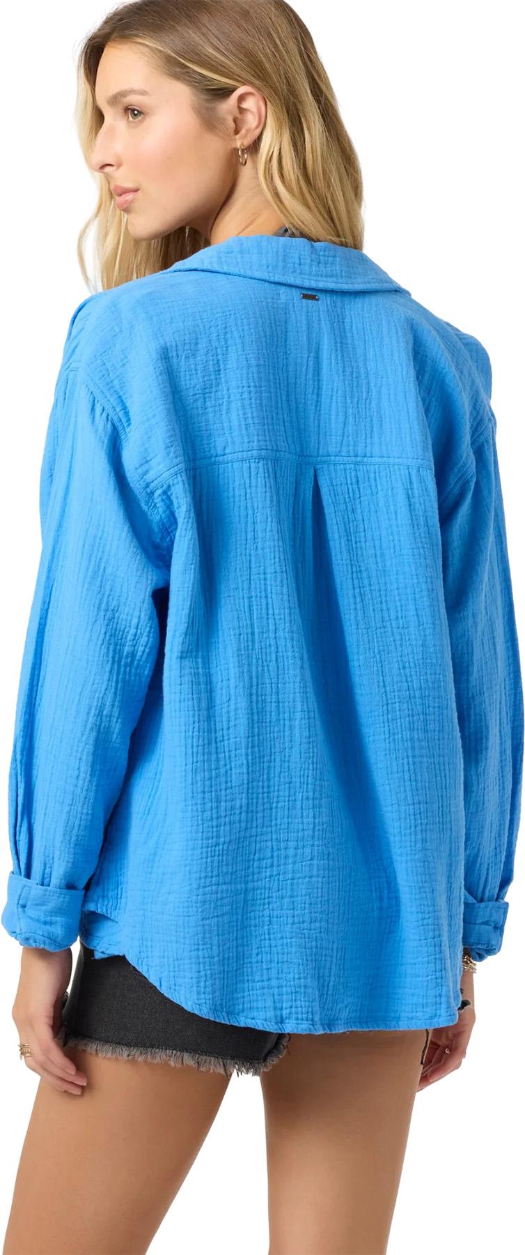 Product gallery image number 2 for product Leni Relaxed Fit Woven Long Sleeve Top - Women's