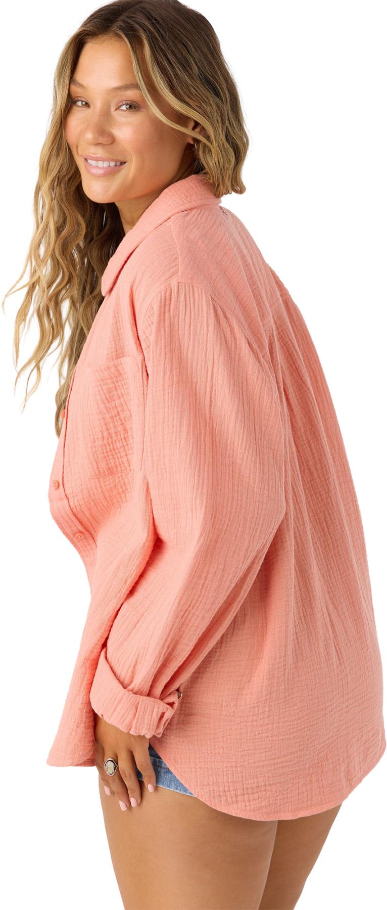 Product gallery image number 2 for product Leni Relaxed Fit Woven Long Sleeve Top - Women's