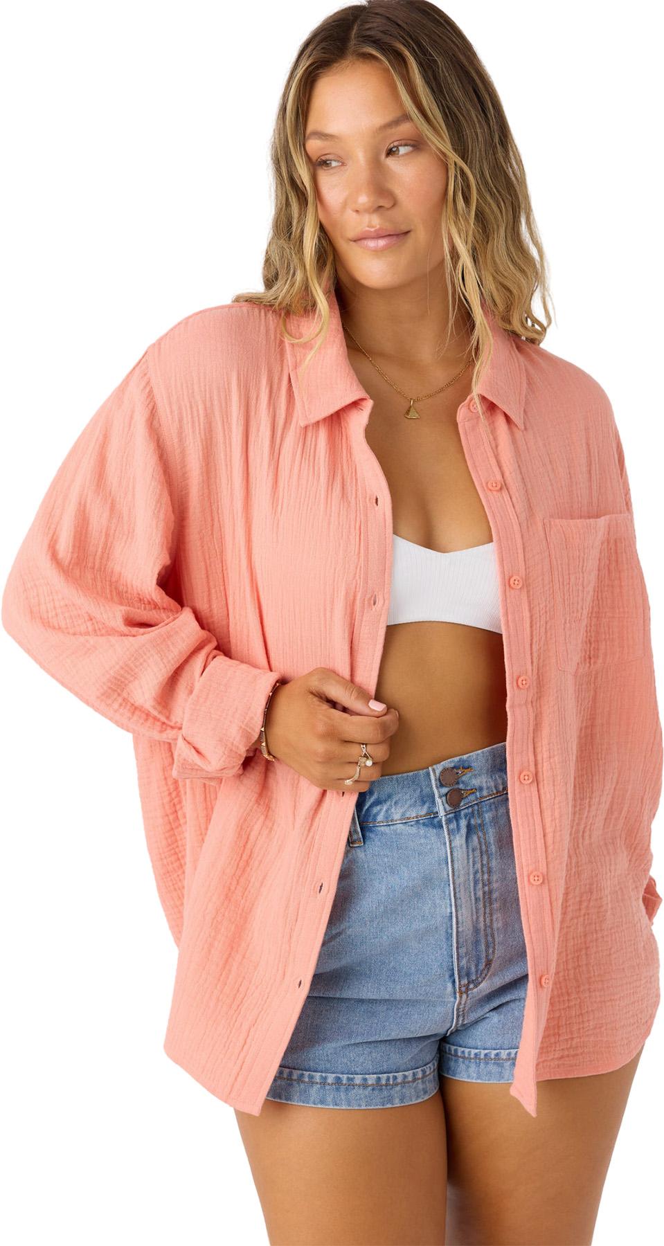 Product gallery image number 5 for product Leni Relaxed Fit Woven Long Sleeve Top - Women's