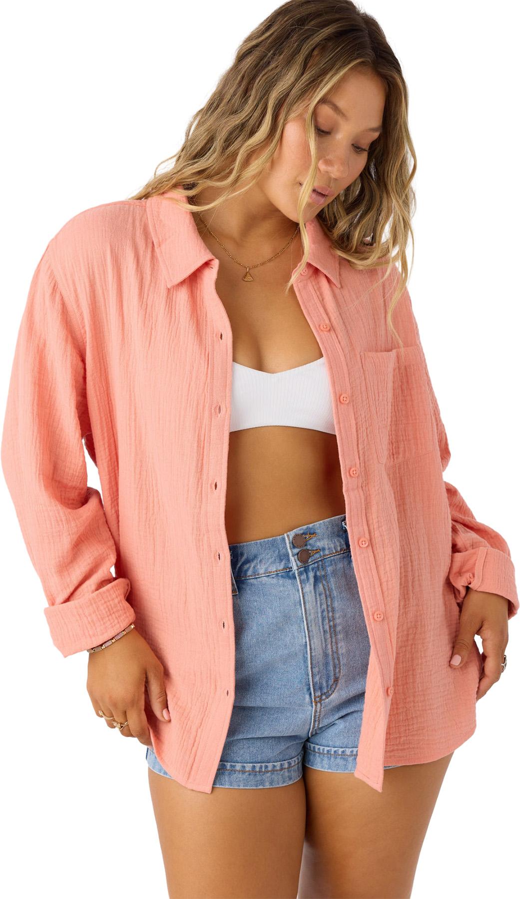 Product gallery image number 6 for product Leni Relaxed Fit Woven Long Sleeve Top - Women's