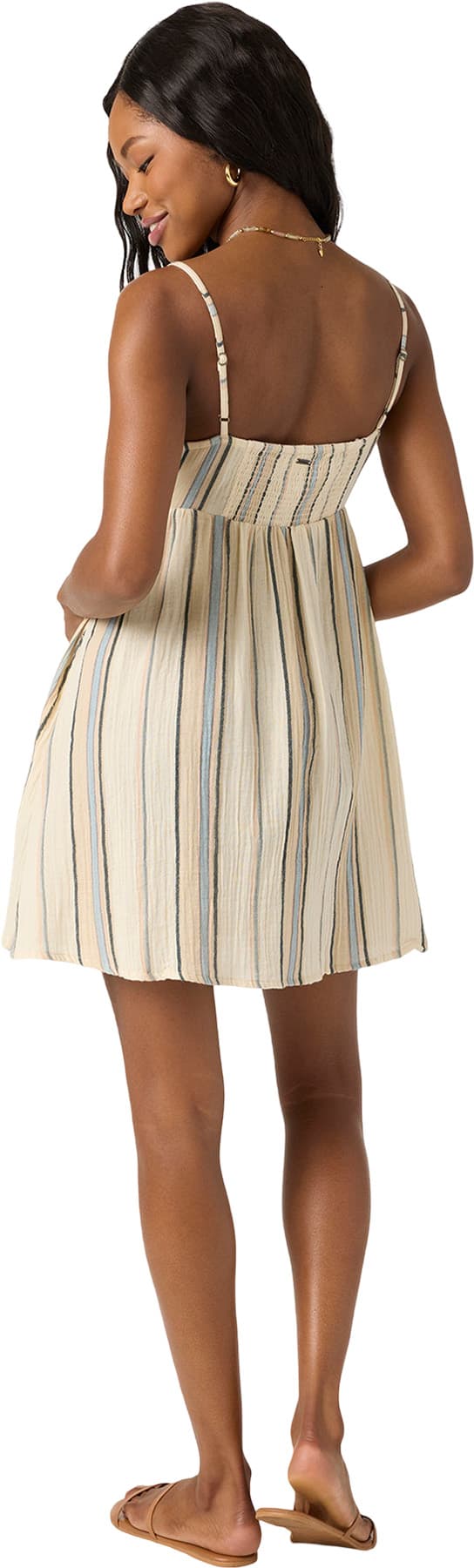 Product gallery image number 4 for product Natalya Stripe Woven Mini Dress - Women's