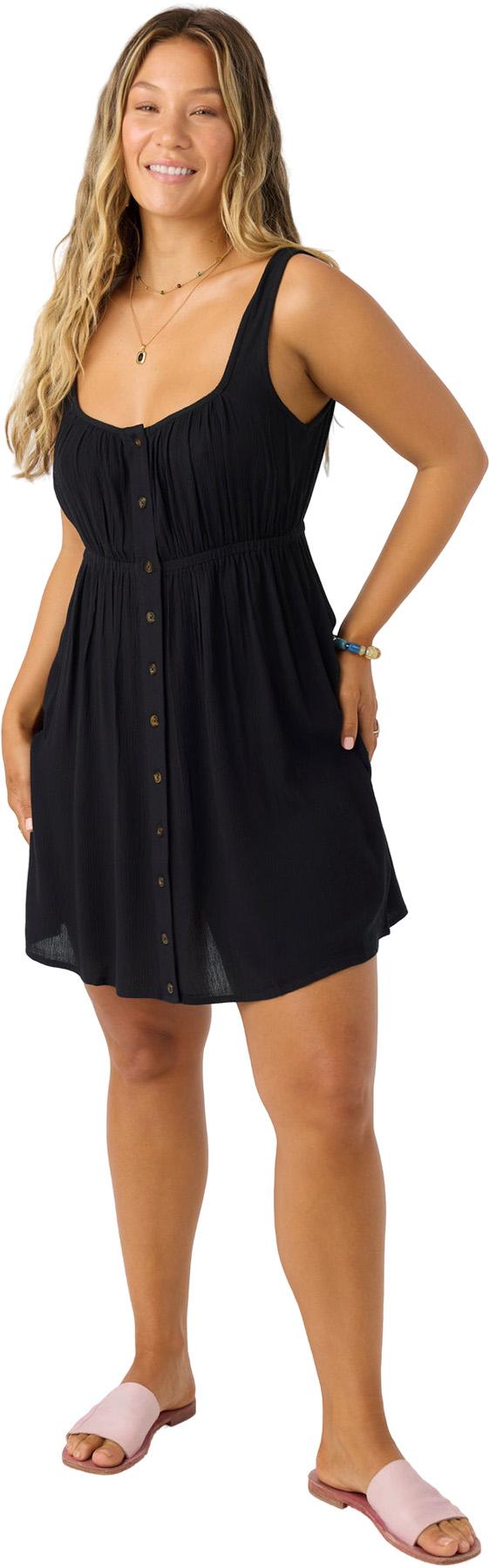 Numéro de l'image de la galerie de produits 5 pour le produit Mini-robe tissée unie Korie - Femme