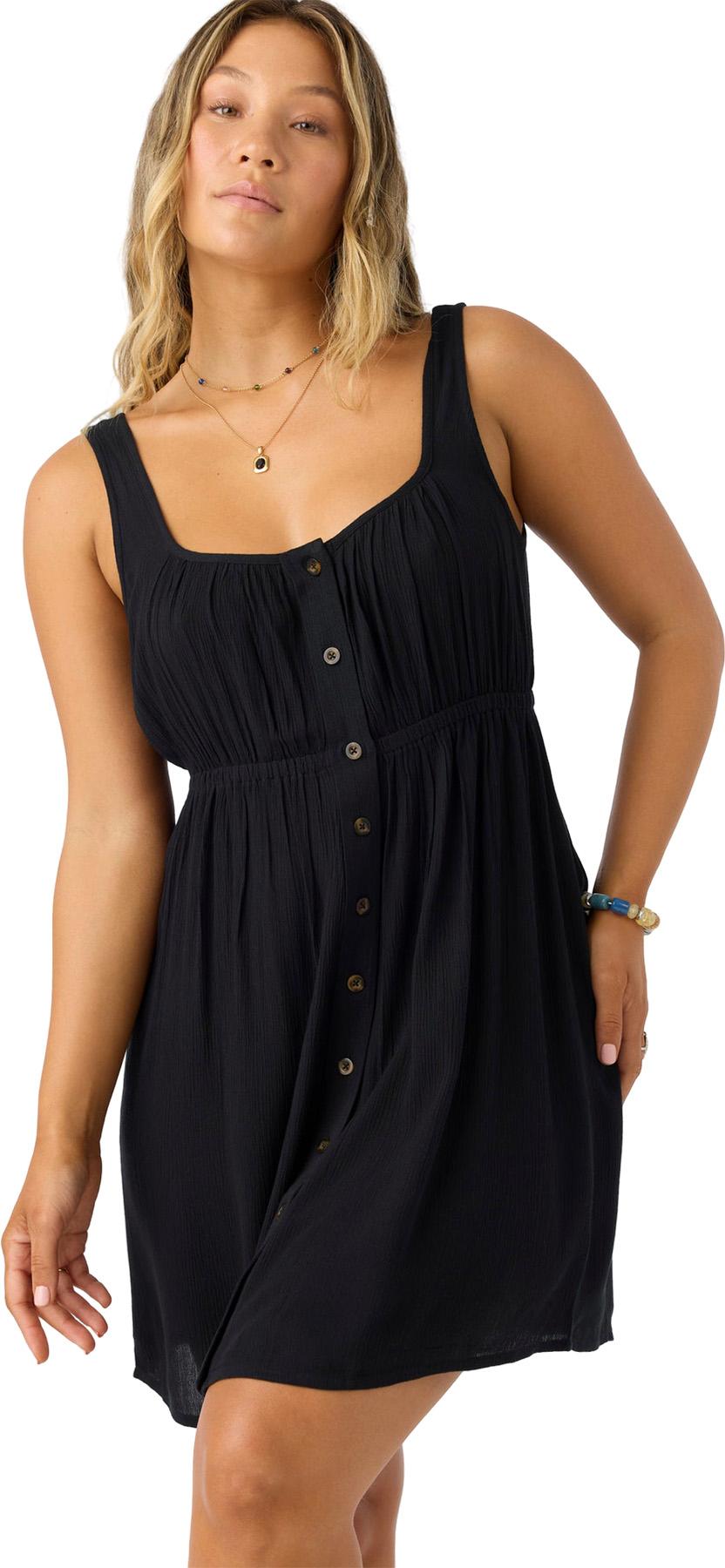 Numéro de l'image de la galerie de produits 7 pour le produit Mini-robe tissée unie Korie - Femme