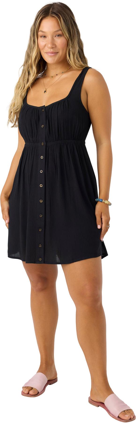 Image de produit pour Mini-robe tissée unie Korie - Femme