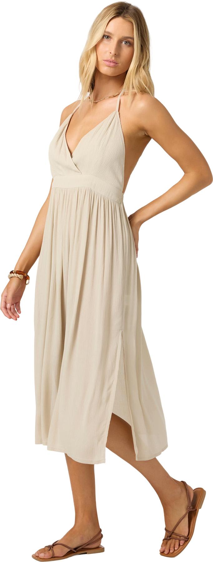 Product gallery image number 6 for product Annalisa Solid Woven Midi Dress - Women's