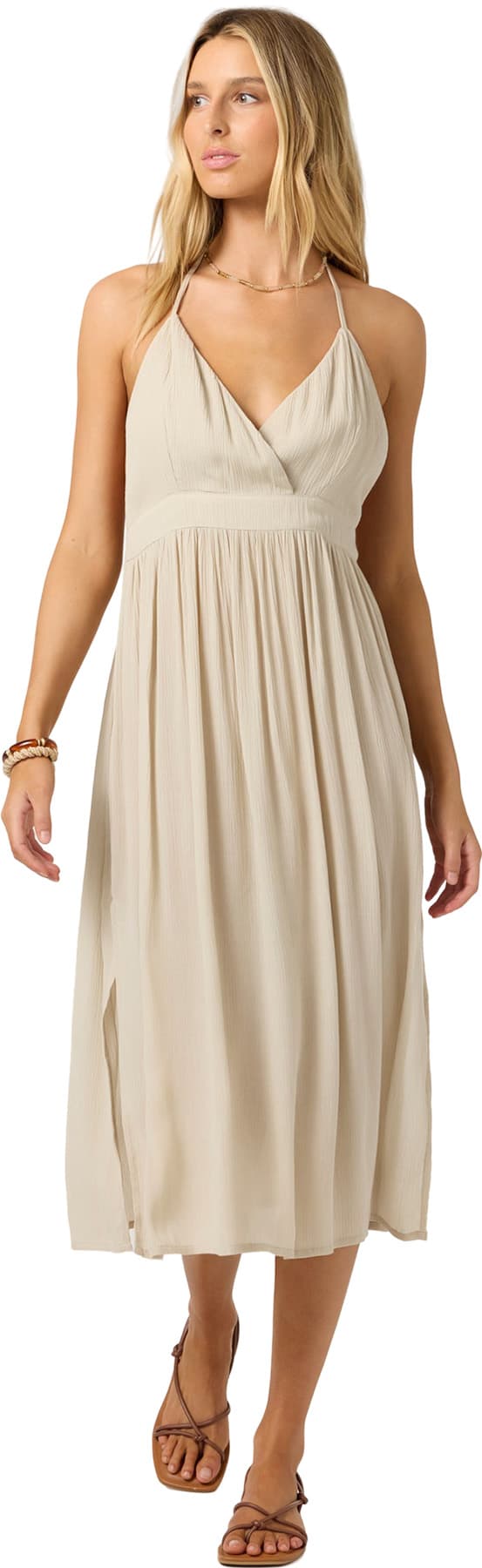 Product image for Annalisa Solid Woven Midi Dress - Women's