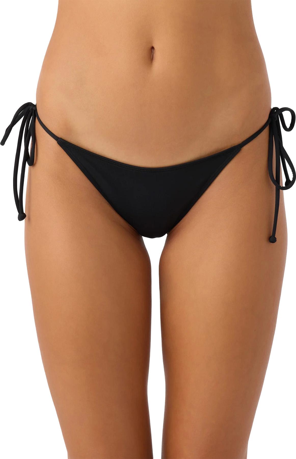 Image de produit pour Bas de bikini à nouer sur les côtés Saltwater Solids Maracas - Femme