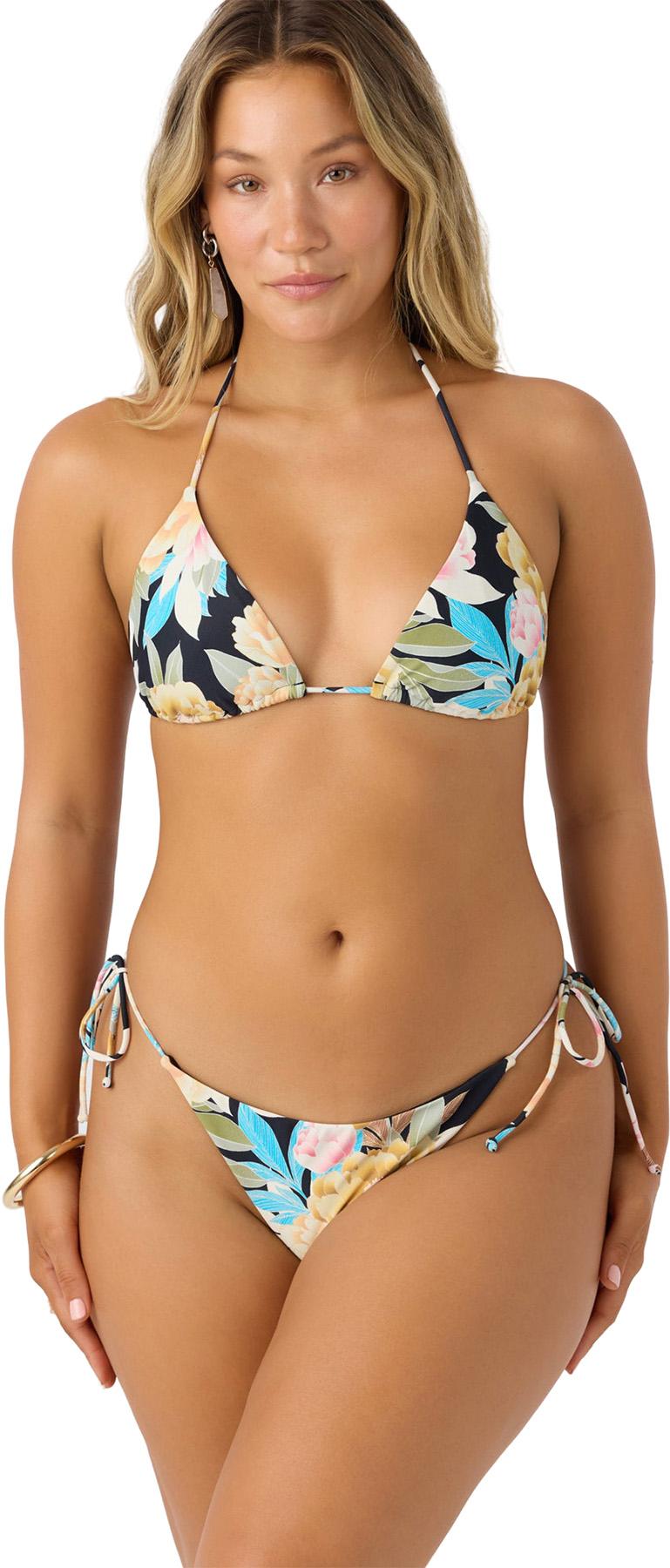 Product gallery image number 3 for product Mikah Floral Venice Triangle Bikini Top - Women's