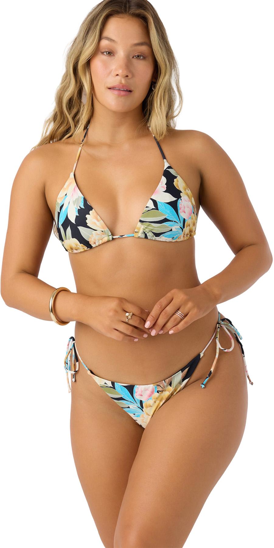 Product gallery image number 5 for product Mikah Floral Venice Triangle Bikini Top - Women's