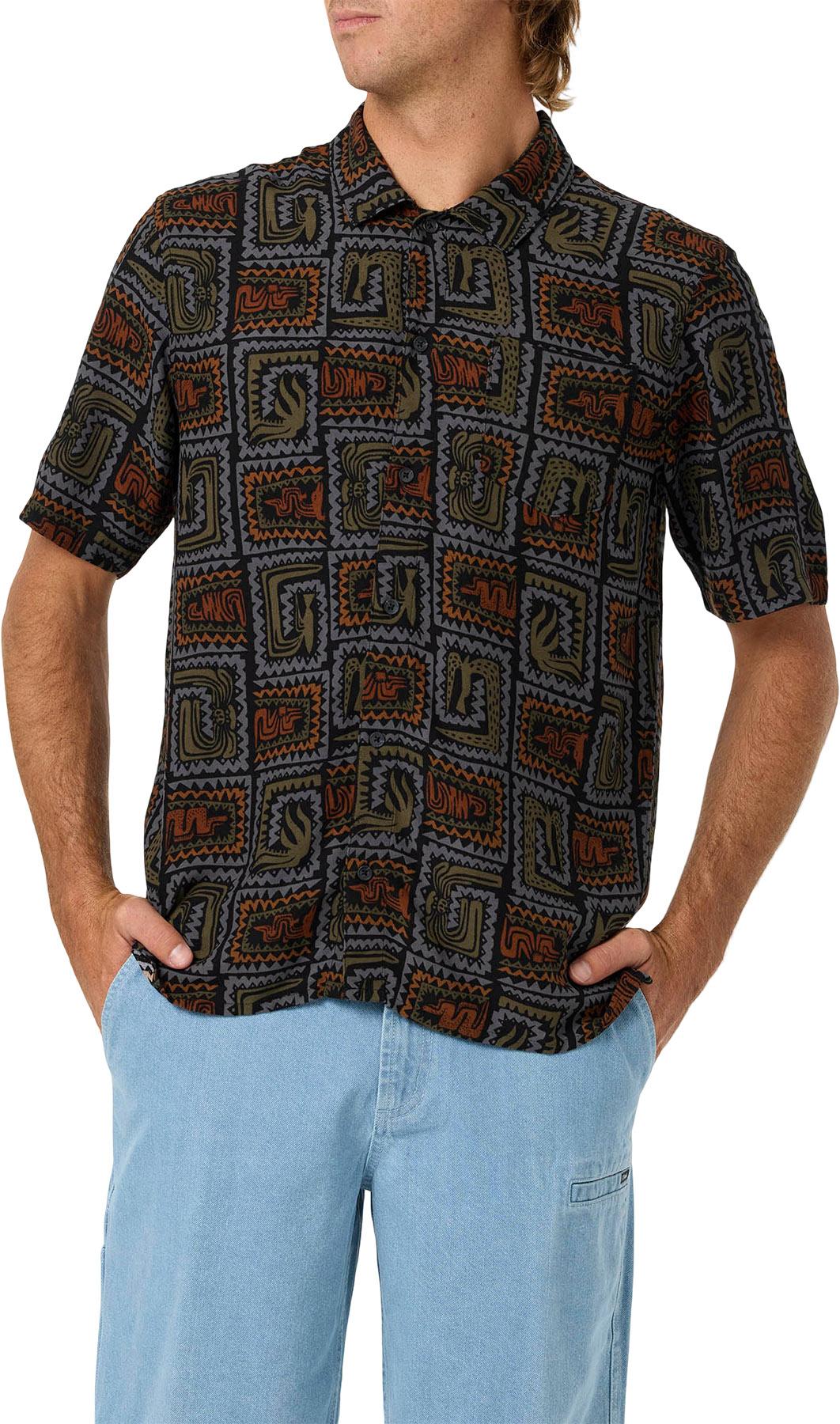 Product gallery image number 6 for product Relaxed Short Sleeve Woven Camp Shirt - Men's
