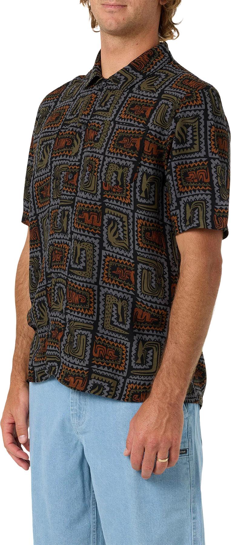 Product gallery image number 4 for product Relaxed Short Sleeve Woven Camp Shirt - Men's