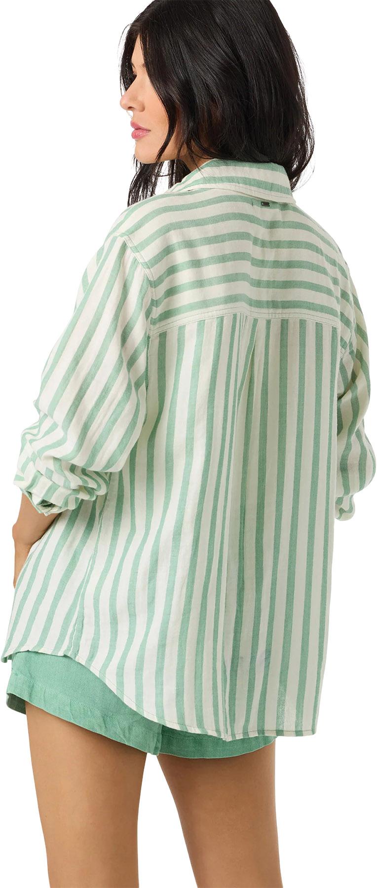 Product gallery image number 2 for product Leni Stripe Relaxed Long Sleeve Shirt - Women's