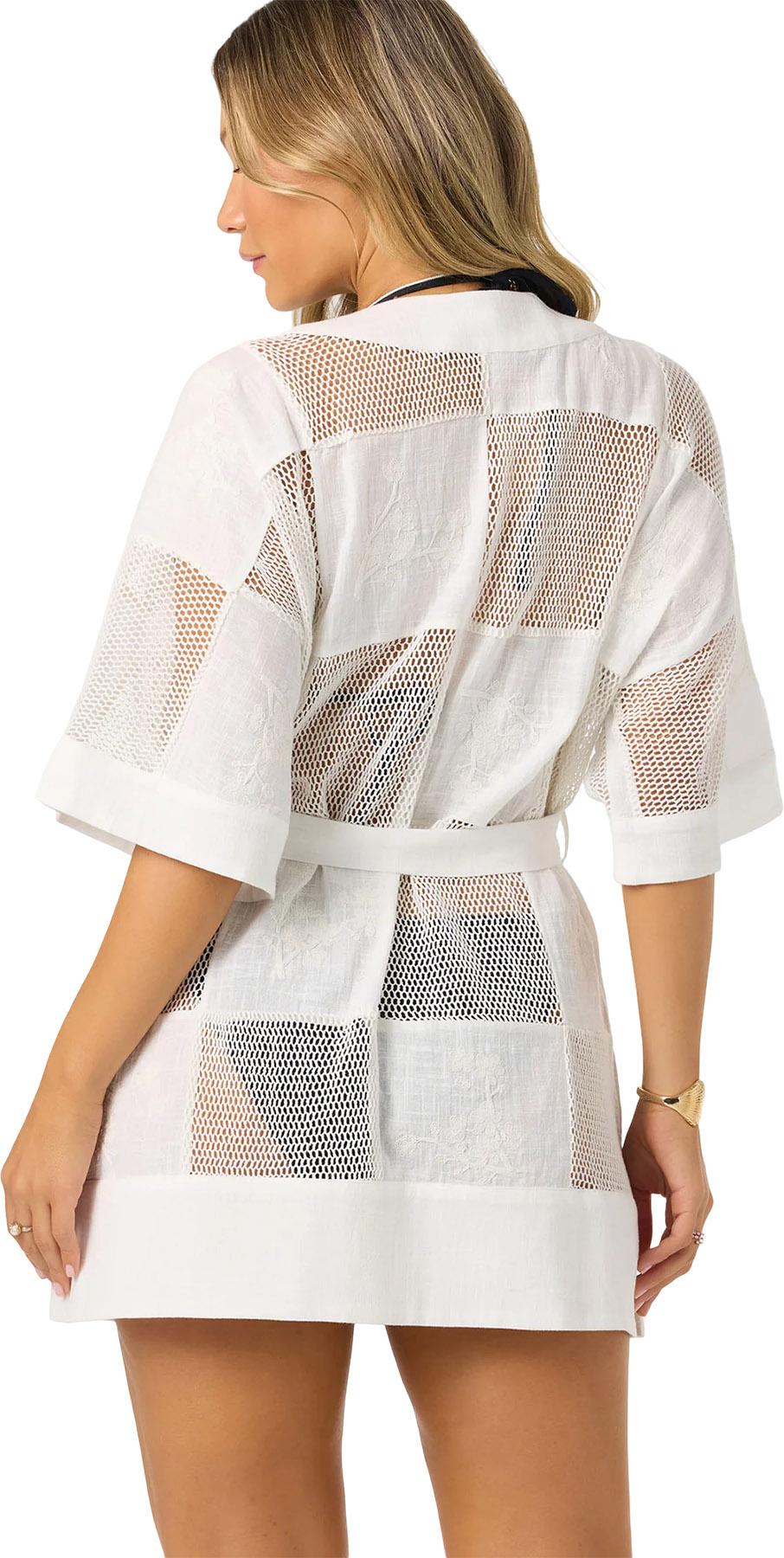 Product gallery image number 2 for product Risa Solid Woven Cover-Up Beach Robe - Women's