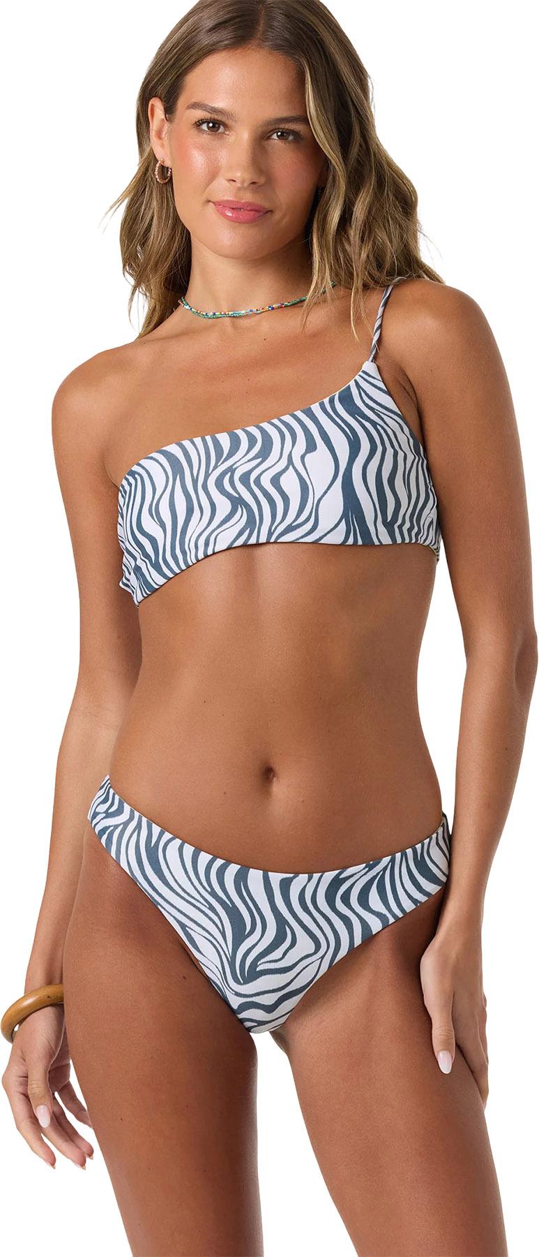 Product image for Margo Abstract Comber Revo Mid Rise Bikini Bottom - Women's