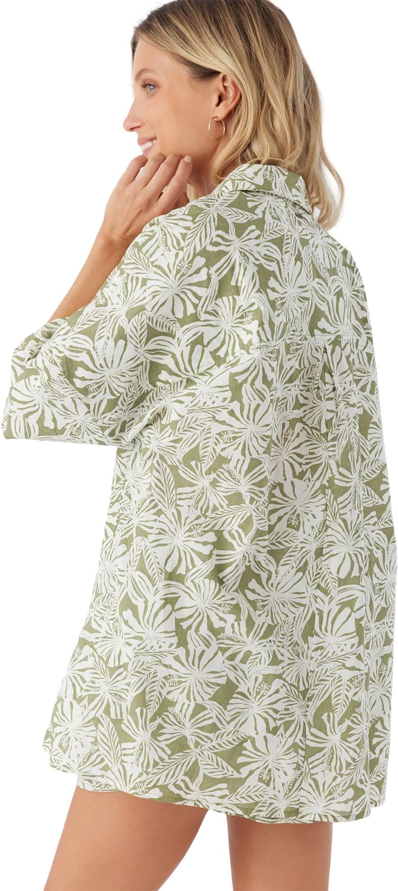 Numéro de l'image de la galerie de produits 2 pour le produit Chemise couvre-maillot imprimé Olivia - Femme