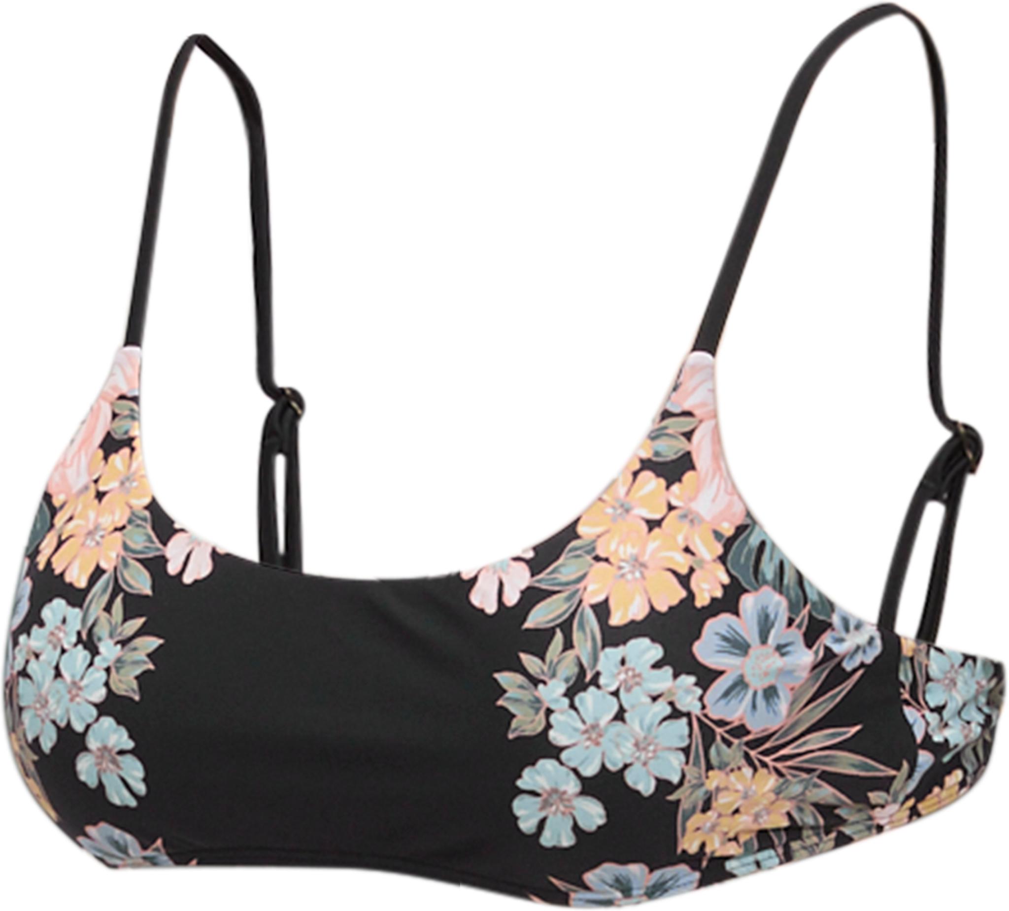 Product gallery image number 3 for product Macaw Tropical Surfside Printed Bralette Bikni Top - Women's