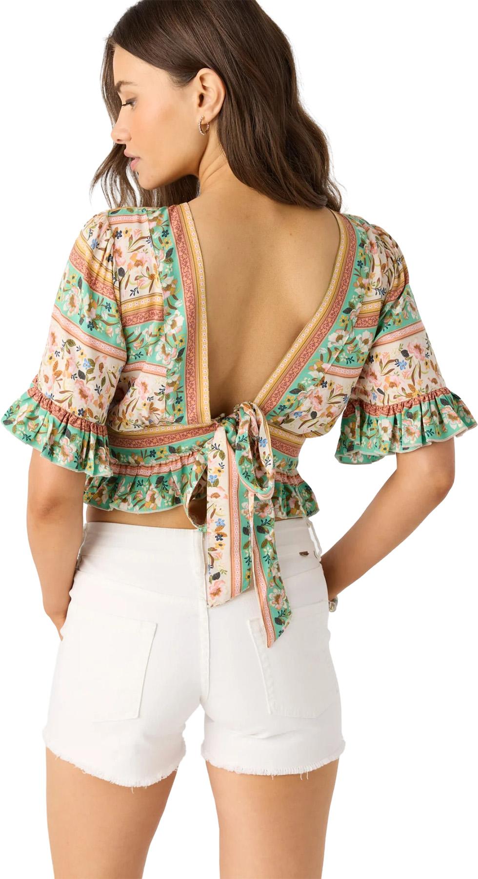 Product gallery image number 2 for product Harlow Short Sleeve Woven Top - Women's
