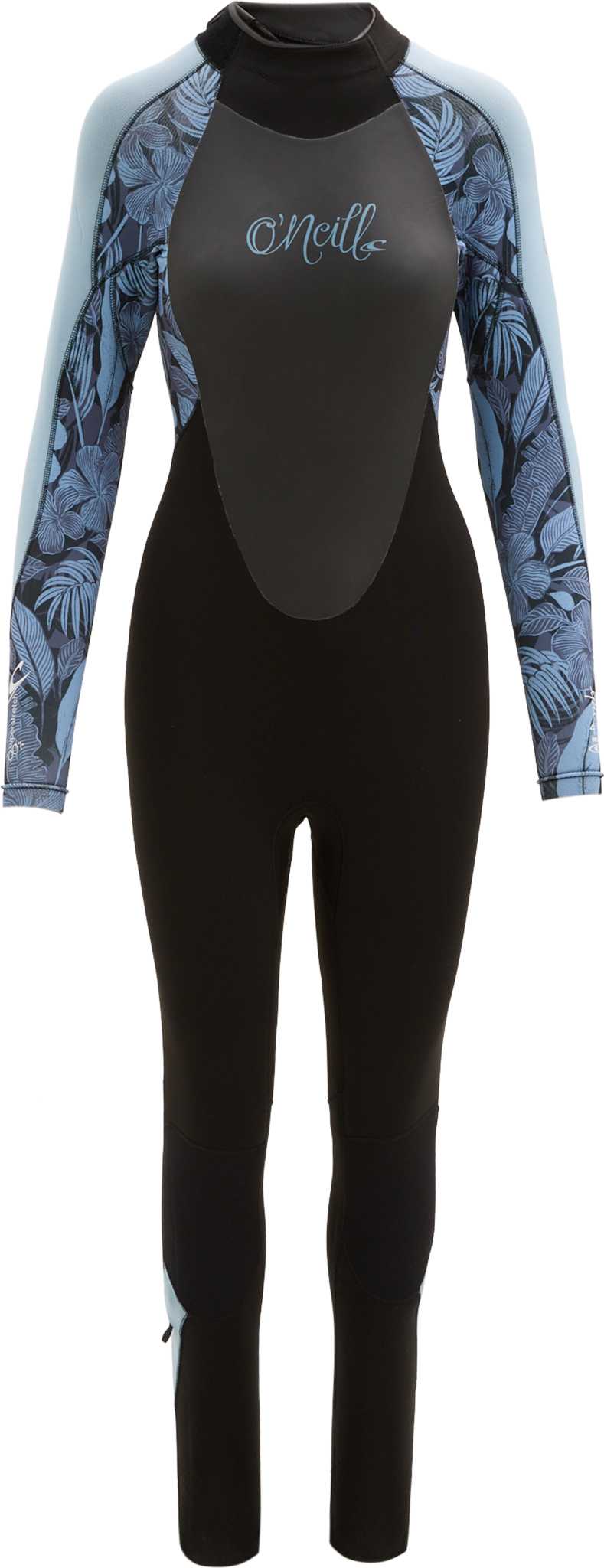 Black - Stormy Palm - Faded Denim