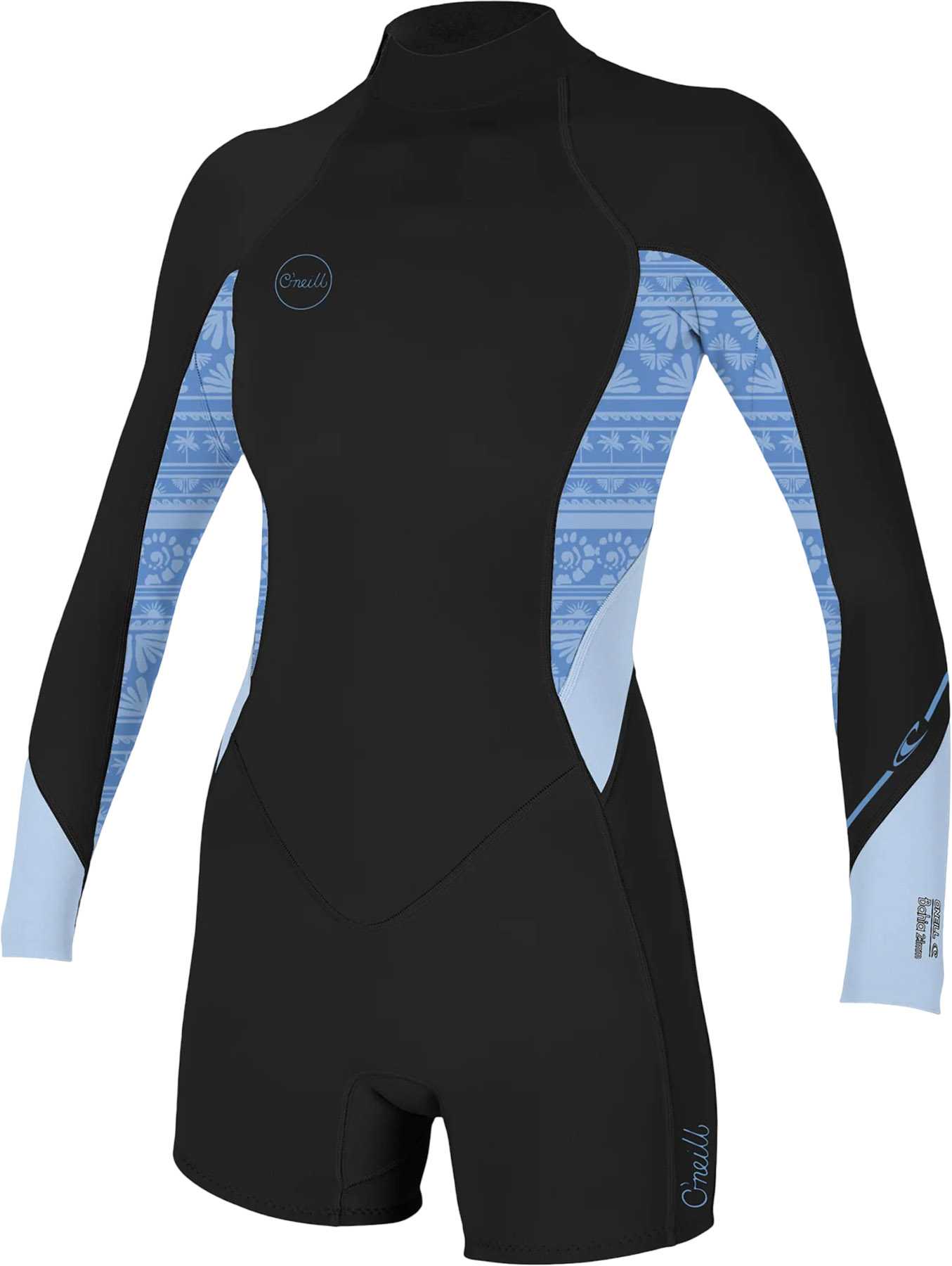 Black - Surf Abstract - Chambray Blue