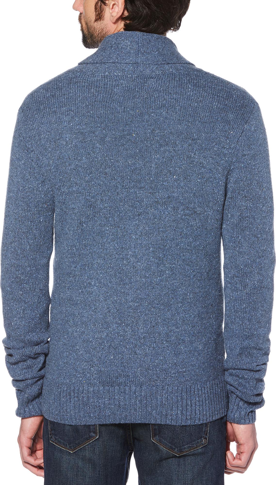 Product gallery image number 2 for product 5GG Shawl Collar Long Sleeve Cardigan Sweater - Men's