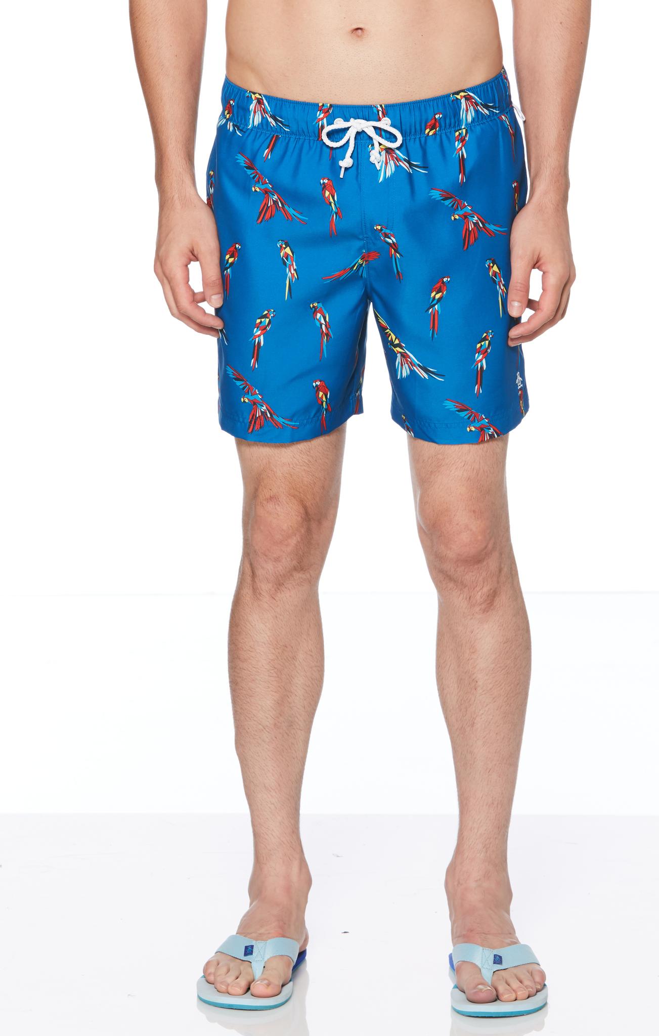Product gallery image number 1 for product Parrot Print Swim Short - Men's