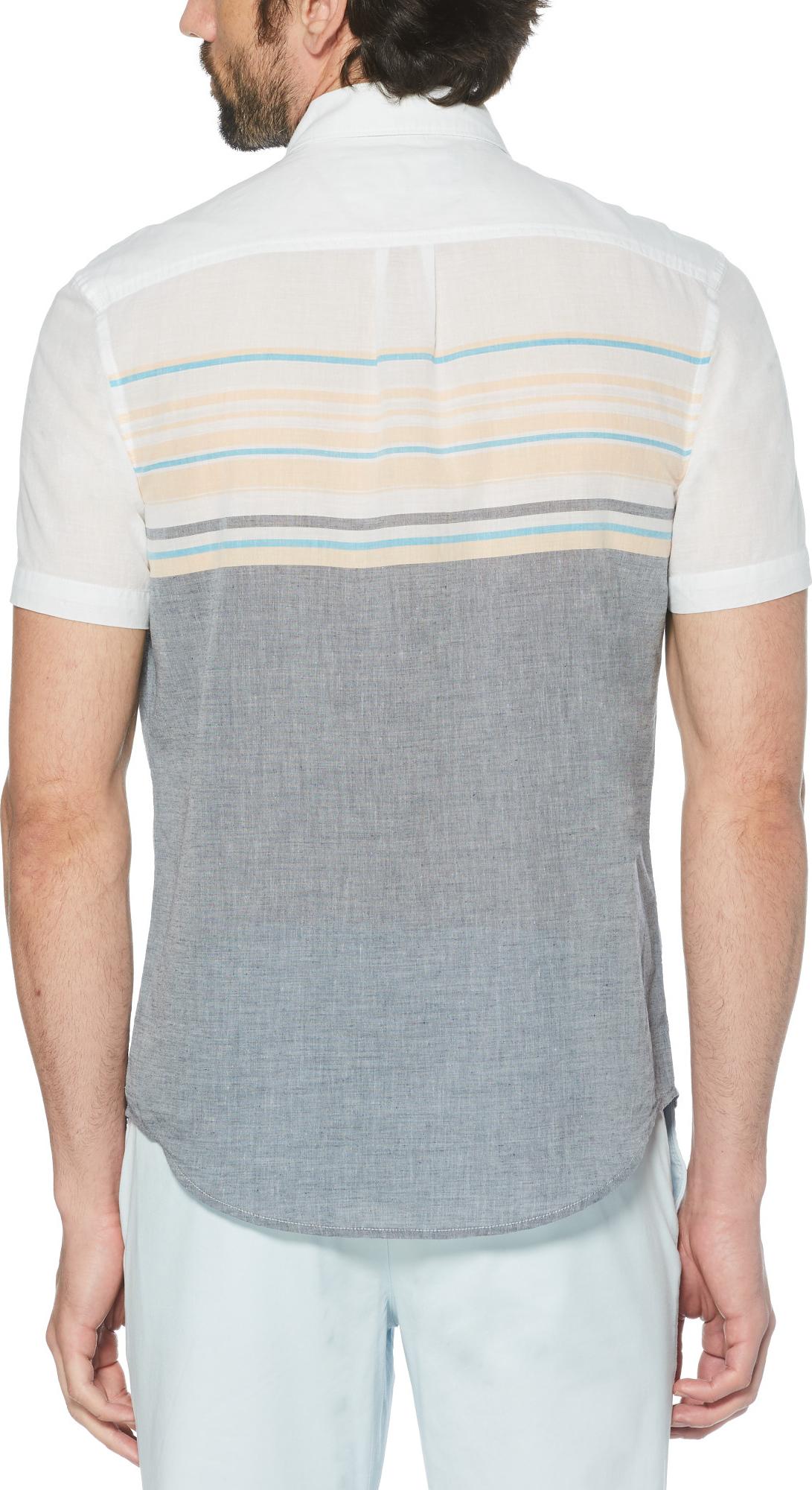 Product gallery image number 2 for product Engineered Stripe linen Blend Shirt - Men's