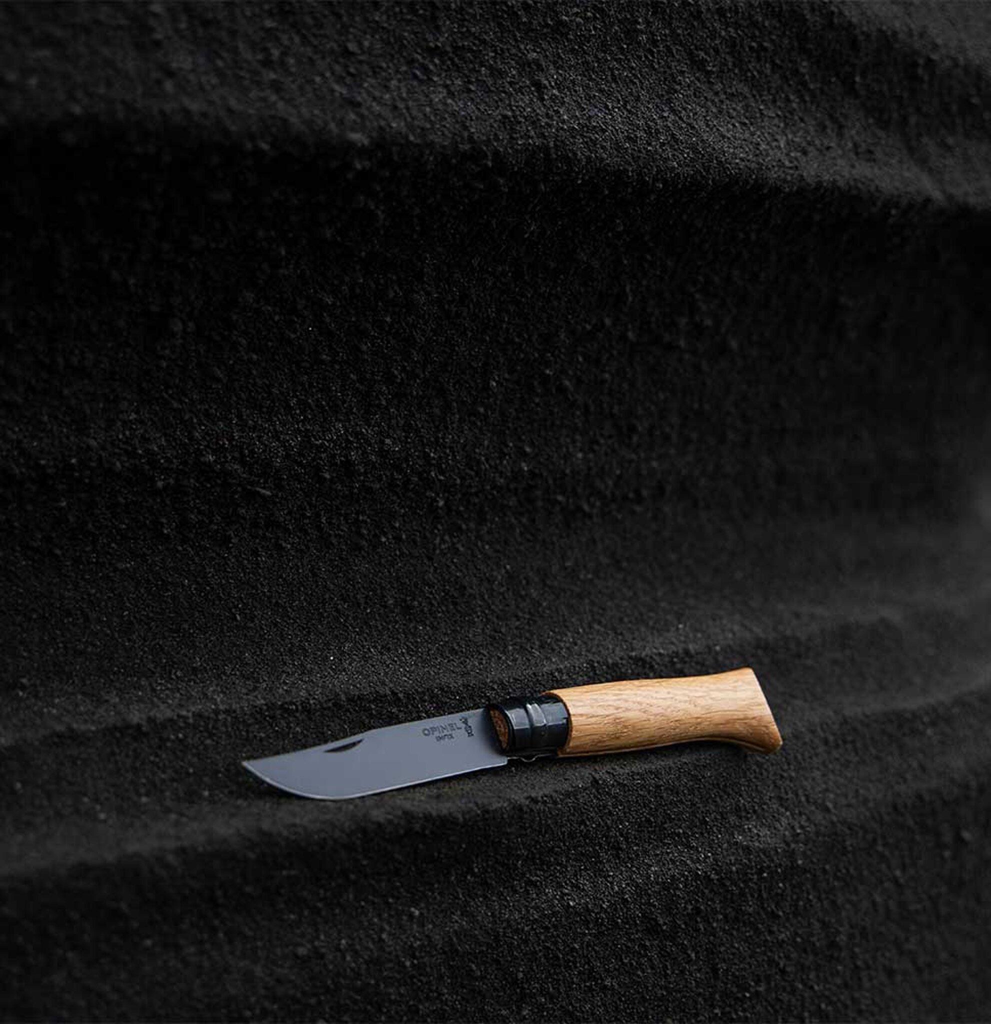 Product gallery image number 6 for product N°08 Chêne Black Edition manche en chêne et lame en acier noire